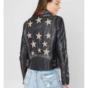 Mauritius Cristy ‘Stars’ Leather Jacket